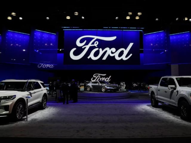 ford vehicles are displayed at the new york international auto show press preview in manhattan new york city u s march 27 2024 photo reuters